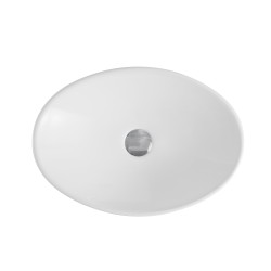 490*350*95mm Bathroom Oval Above Counter Gloss White Ceramic Wash Vessel Basin 490*350*95mm Bathroom Oval Above Counter Gloss White Ceramic Wash Vessel Basin